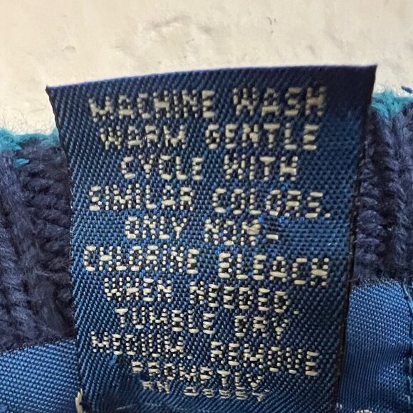 Vintage Cambridge Classics Size XL Men Green Chunky Knit Thick Fisherman Sweater - Picture 7 of 7